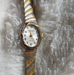 Silver and Gold Waltham Watch